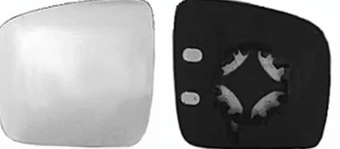 Miroir Glace rétroviseur droit pour VOLKSWAGEN CADDY III phase 2, 2010-2015, à clipser, Neuf