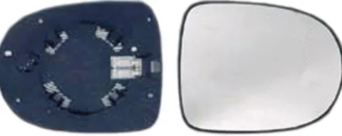 Miroir Glace rétroviseur droit pour RENAULT TWINGO II phase 2, 2012-2014, dégivrant, à clipser