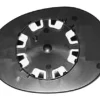 Miroir Glace rétroviseur droit pour CITROËN C1 I phase 2, 2009-2012, à clipser, Neuf