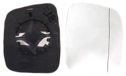Miroir Glace rétroviseur droit pour FIAT FIORINO III, 2008-2016, à clipser, Neuf