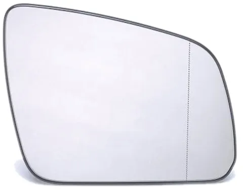 Miroir Glace rétroviseur droit pour MERCEDES (W204) CLASSE C ph. 1 2007-2011, dégivrant, asphérique, Neuf