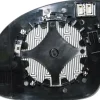 Miroir Glace rétroviseur droit pour VOLKSWAGEN TIGUAN I ph. 1 2007-2011, dégivrant, à clipser, Neuf