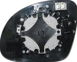Miroir Glace rétroviseur droit pour VOLKSWAGEN TIGUAN I ph. 2 2011-2015, dégivrant, à clipser, Neuf