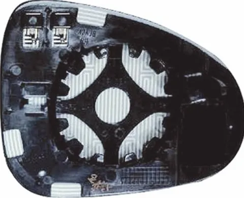 Miroir Glace rétroviseur droit pour VOLKSWAGEN TOUAREG II 2010-2014, dégivrant, bleu, Neuf