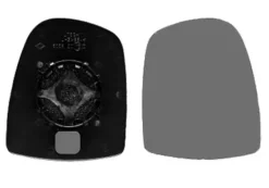 Miroir Glace rétroviseur droit pour OPEL VIVARO I phase 2, 2006-2014, verre supérieur, à clipser