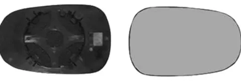 Miroir Glace rétroviseur droit pour RENAULT SCENIC I phase 1, 1996-1999, à clipser, Neuf