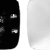 Miroir Glace rétroviseur droit pour VOLKSWAGEN CADDY III phase 2, 2010-2015, dégivrant, à clipser