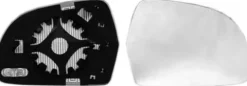 Miroir Glace rétroviseur droit pour AUDI A3 II ph.3 (3 portes) 2008-2010, dégivrant, à clipser