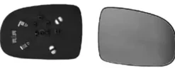Miroir Glace rétroviseur droit pour OPEL CORSA C phase 2, 2003-2006, dégivrant, à clipser, Neuf