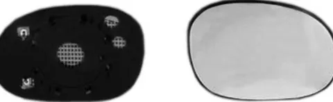 Miroir Glace rétroviseur droit pour CITROËN XSARA PICASSO phase 1, 1999-2004, dégivrant, à clipser