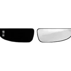 Miroir Glace rétroviseur droit CITROËN JUMPER II ph.1 2006-2014, verre inférieur dégivrant à clipser