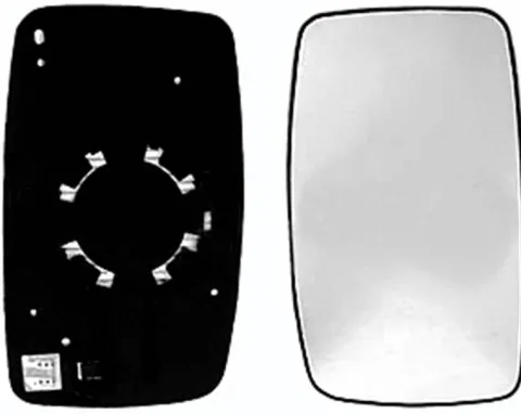 Miroir Glace rétroviseur droit pour FIAT SCUDO II 2007-2016, dégivrant, à clipser, Neuf