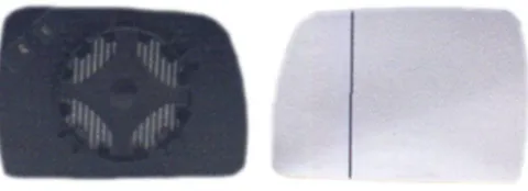 Miroir Glace rétroviseur droit pour BMW X3 E83 2006-2010, dégivrant, asphérique, bleu, Neuf
