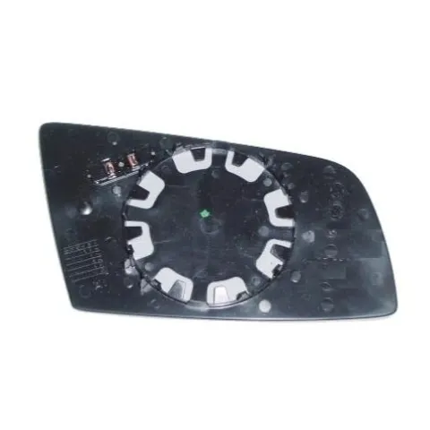 Miroir glace rétroviseur extérieur gauche pour BMW Serie 5 E60-E61, 2003-2007, dégivrant, bleu, neuf