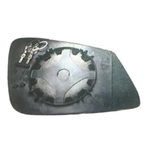 Miroir Glace Rétroviseur extérieur gauche pour BMW Serie 3 F30, 2012-2014, dégivrant, avec support de fixation, 4 pins, Neuf