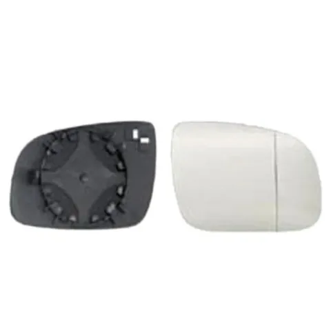 Miroir Glace rétroviseur extérieur droit pour VOLKSWAGEN POLO III phase 2, 1999-2001, Modèle Petit, avec support de fixation, Neuf