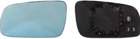 Miroir Glace rétroviseur gauche pour AUDI A6 I 1994-1997, dégivrant, bleu, Mod. Grand, Neuf