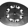 Miroir Glace rétroviseur gauche pour PEUGEOT 107 phase 2, 2009-2012, asphérique, à clipser, Neuf
