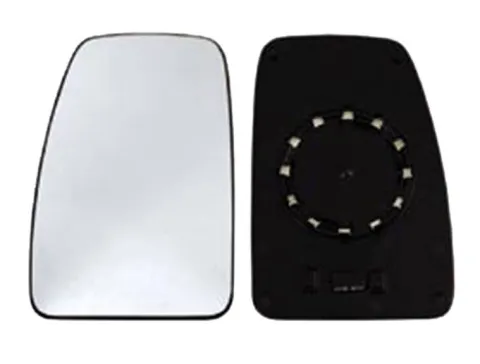 Miroir Glace rétroviseur gauche pour NISSAN INTERSTAR ph.2, depuis 2003, verre supérieur, dégivrant