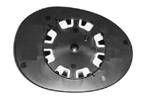 Miroir Glace rétroviseur gauche pour TOYOTA AYGO I phase 3, 2012-2014, à clipser, Neuf