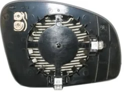 Miroir Glace rétroviseur gauche pour SKODA FABIA II ph. 2 2010-2014, dégivrant, asphérique, Grand