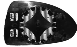 Miroir Glace rétroviseur gauche pour OPEL CORSA D ph.2, 2011-2014, dégivrant, asphérique, à clipser