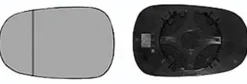 Miroir Glace rétroviseur gauche pour RENAULT SCENIC I phase 1, 1996-1999, asphérique, à clipser