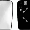 Miroir Glace rétroviseur gauche PEUGEOT EXPERT II 2007-2016, verre supérieur dégivrant à clipser