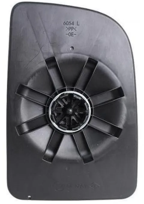 Miroir Glace rétroviseur gauche pour MERCEDES SPRINTER III depuis 2019 (W907-W910), verre supérieur, supp. fixation original, Neuf