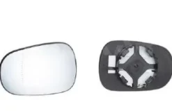 Miroir Glace rétroviseur gauche pour RENAULT CLIO II ph.2 2001-2005 dégivrant, asphérique, à clipser