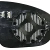 Miroir Glace rétroviseur gauche pour OPEL MERIVA B ph.1, 2010-2013, dégivrant, asphérique, à clipser