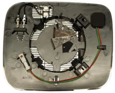 Miroir Glace rétroviseur gauche pour JEEP RENEGADE phase 1, 2014-2018, dégivrant, asphérique, abaissement automatique, Neuf