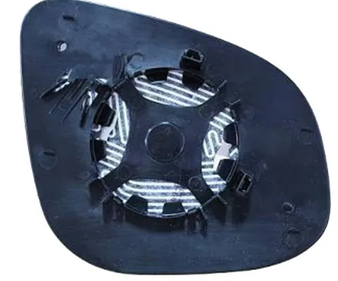 Miroir Glace rétroviseur gauche pour MERCEDES CITAN (W415) depuis 2012 >, asphérique, à clisper