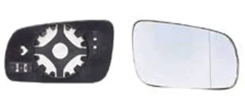 Miroir Glace rétroviseur gauche pour VOLKSWAGEN PASSAT B5 ph. 2 2000-2003, asphérique, Grand, bleu
