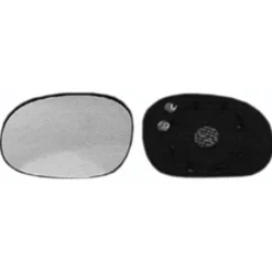Miroir Glace rétroviseur gauche pour CITROËN C3 I phase 2, 2005-2009 dégivrant, à clipser, Neuf