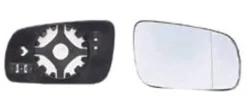 Miroir Glace rétroviseur gauche pour SEAT IBIZA II phase 3, 1999-2002, bleu, dégivrant, asphér