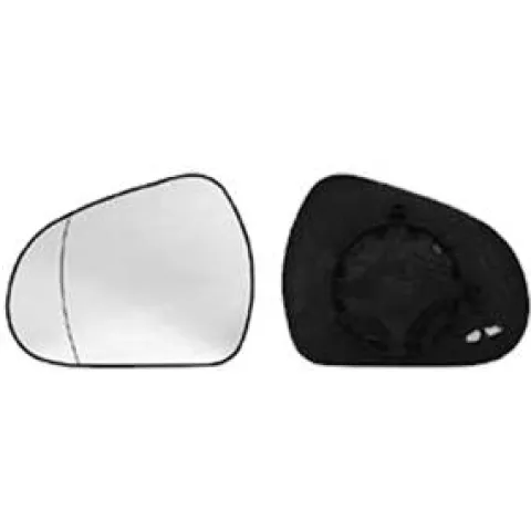 Miroir Glace rétroviseur gauche pour PEUGEOT 207 SW phase 2, 2009-2013, dégivrant, asphérique