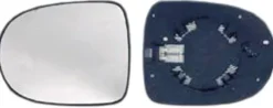 Miroir Glace rétroviseur gauche pour RENAULT TWINGO II phase 2, 2012-2014, dégivrant, asphérique