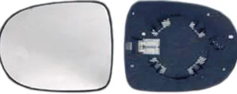 Miroir Glace rétroviseur gauche pour RENAULT TWINGO II phase 2, 2012-2014, dégivrant, asphérique