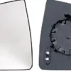 Miroir Glace rétroviseur gauche pour FIAT DOBLO II phase 1 2010-2015, verre dégivrant, à clipser