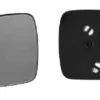 Miroir Glace rétroviseur gauche pour OPEL CORSA C phase 1, 2000-2003, asphérique, à clipser, Neuf