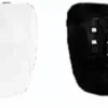 Miroir Glace rétroviseur gauche pour SEAT IBIZA II ph.3, 1999-2002, dégivrant, asphérique, à clipser