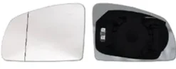 Miroir Glace rétroviseur gauche pour OPEL MERIVA A phase 2, 2006-2010, asphérique, à clipser, Neuf