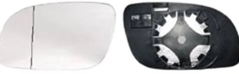 Miroir Glace rétroviseur gauche VOLKSWAGEN TOURAN I phase 1 2003-2006 dégivrant asphérique à clipser