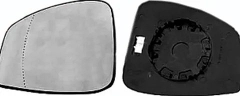 Miroir Glace rétroviseur gauche RENAULT SCENIC III phase 2, 2012-2013 dégivrant asphérique à clipser