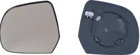 Miroir Glace rétroviseur gauche pour NISSAN MICRA IV (K13) ph.1, 2010-2013, dégivrant, à clipser