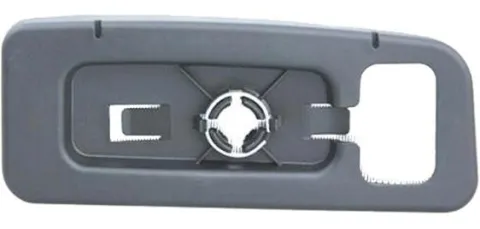 Miroir Glace rétroviseur gauche pour MERCEDES SPRINTER III depuis 2018 (W907-W910), verre inférieur, dégivrant, supp. fixation rond, Neuf