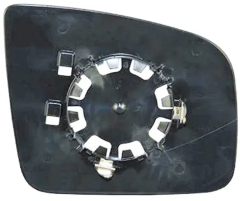 Miroir Glace rétroviseur gauche pour MERCEDES VIANO phase 2 (W639) 2010-2014, dégivrant, asphérique