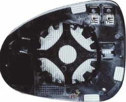 Miroir Glace rétroviseur gauche pour VOLKSWAGEN TOUAREG II 2010-2014, dégivrant, bleu, Neuf