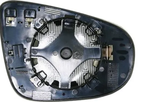 Miroir Glace rétroviseur gauche pour VOLKSWAGEN TOURAN I ph.3 2010-2015 dégivrant, asphérique, à clipser